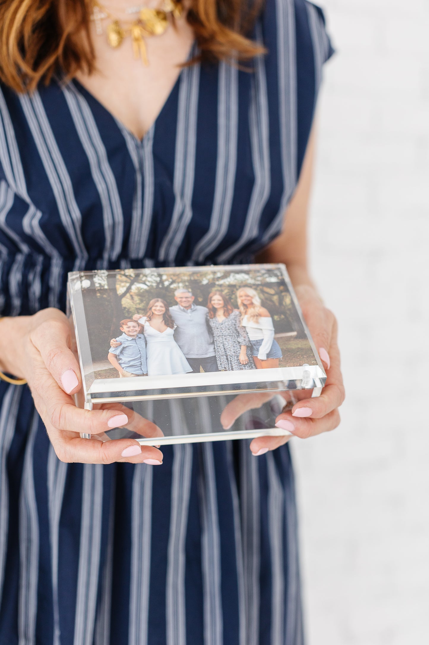 Lucite 5x7” photo box