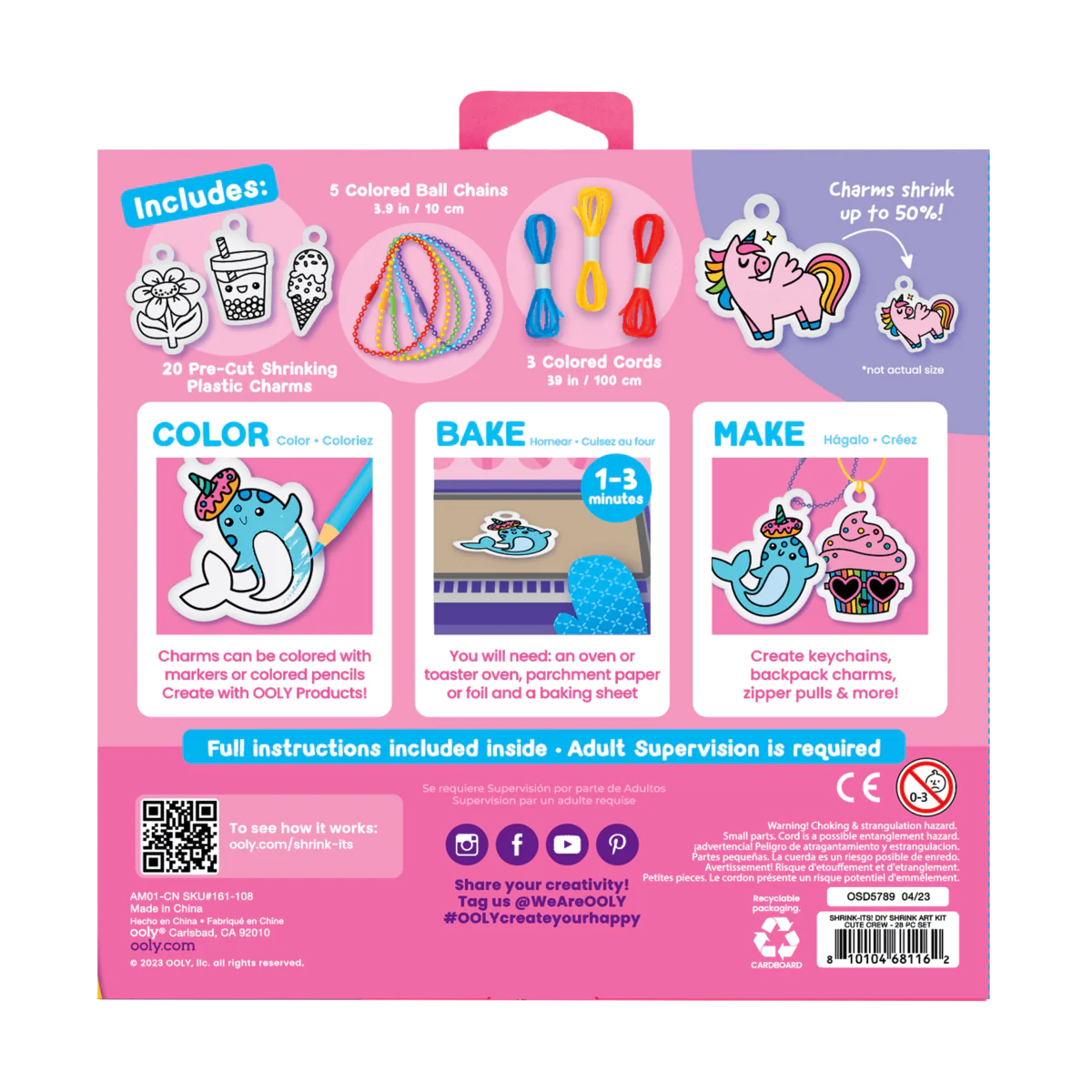 Shrink-It’s D.I.Y. Shrink Art Kit - Cute Crew