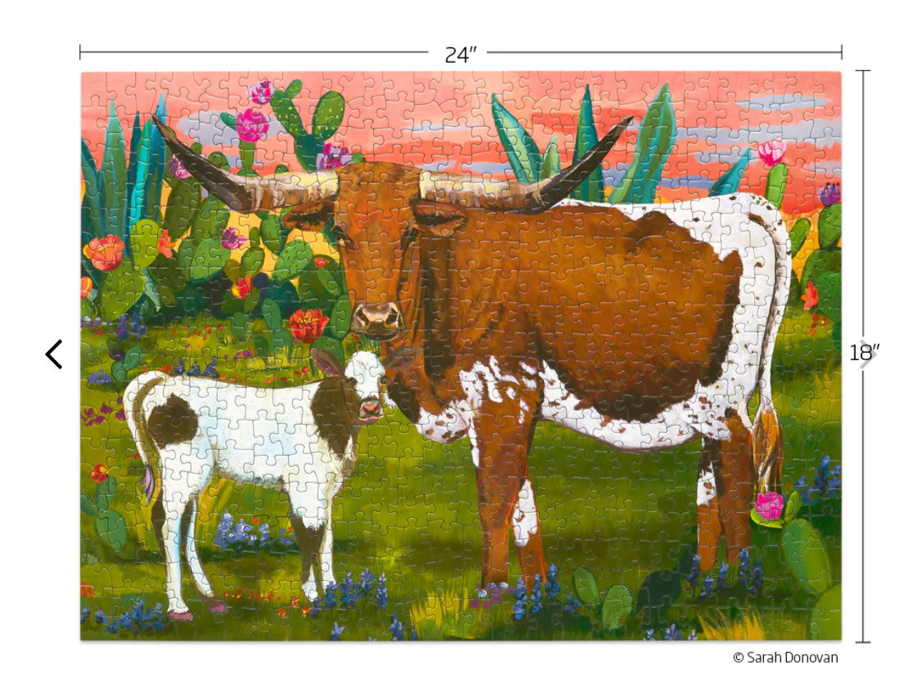 Werkshoppe Longhorn Puzzle